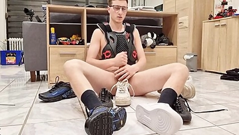 After The Hard Work Stress Was Released In My Sneakers